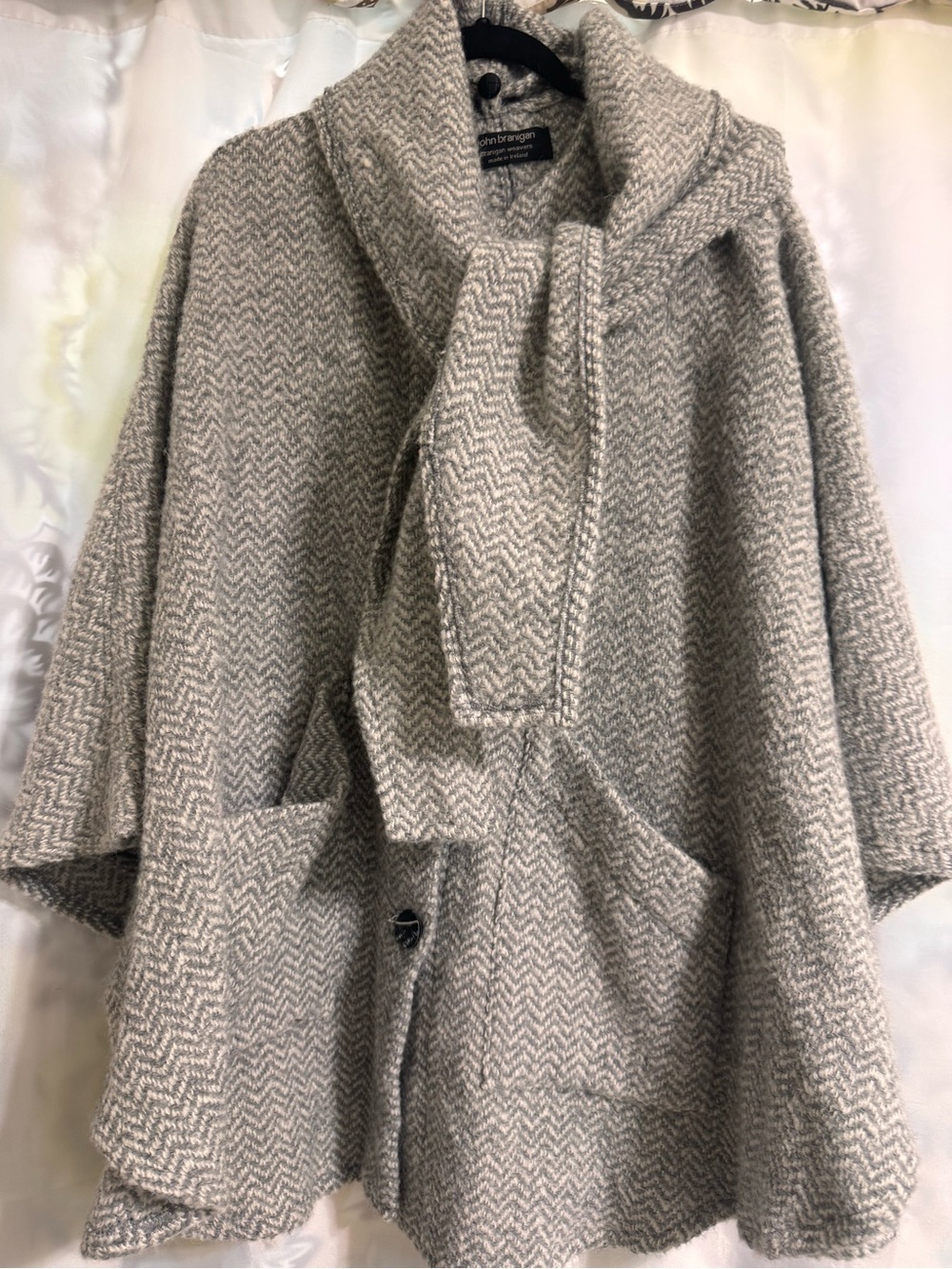 Irish Wool Cape Coat